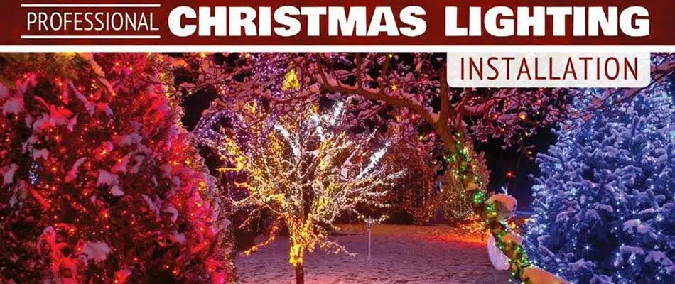 Our professional Christmas light installations in Columbia, IL illuminate your property in a festive way.